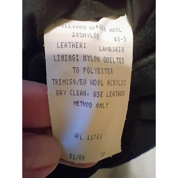 The Original HOLLOWAY Varsity Jacket Size XL Letterman Leather Wool Quilted - Picture 8 of 9